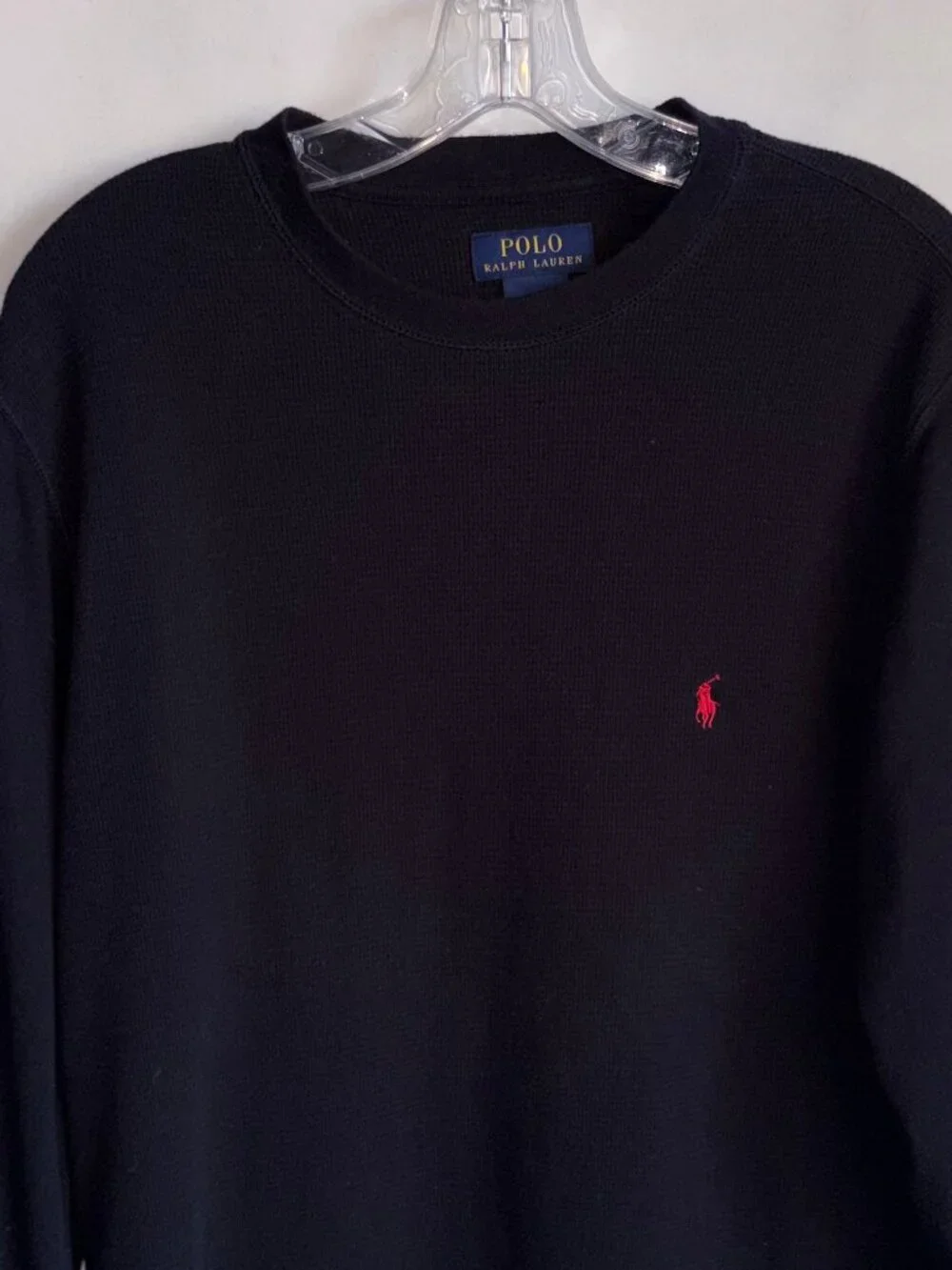 POLO Ralph Lauren Long Sleeve Waffle Shirt Large